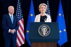 Guerra en Ucrania impulsa acuerdo energético entre EEUU y UE