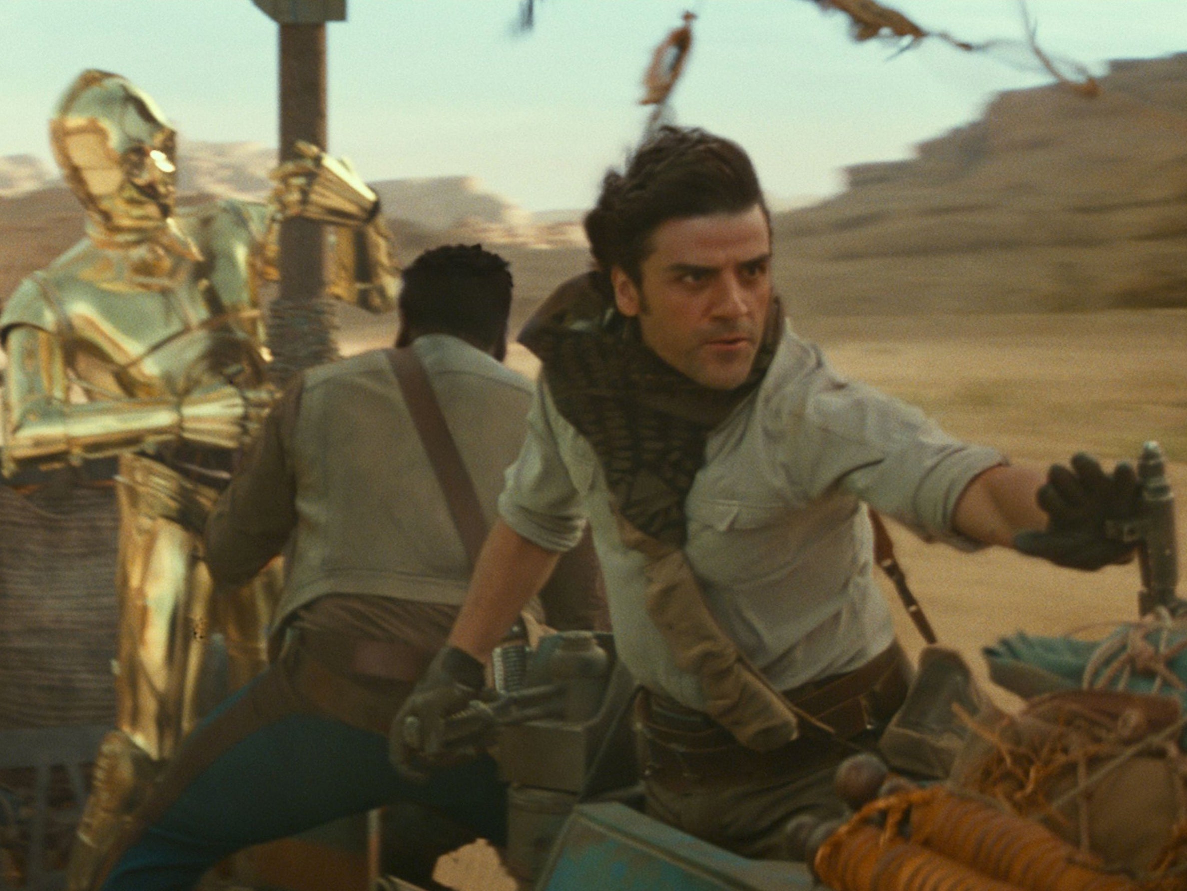 Oscar Isaac interpretó a Poe Dameron en tres películas de Star Wars