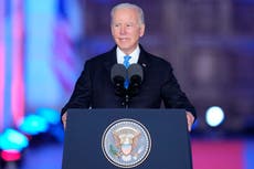 Biden denuncia a Putin y reúne a los aliados de la OTAN en un encendido discurso en Polonia