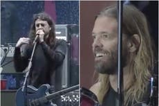 Dave Grohl elogió a Taylor Hawkins en el último concierto del baterista de Foo Fighters