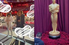 Serena Williams comparte imagen tras bambalinas dentro del Dolby Theatre mientras se prepara para los Oscar