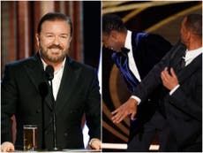Ricky Gervais: Creador de bolsas de regalo de los Oscar “de $100.000” responde a las críticas del comediante 