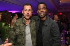 Adam Sandler apoya a Chris Rock después del drama en los Premios Óscar