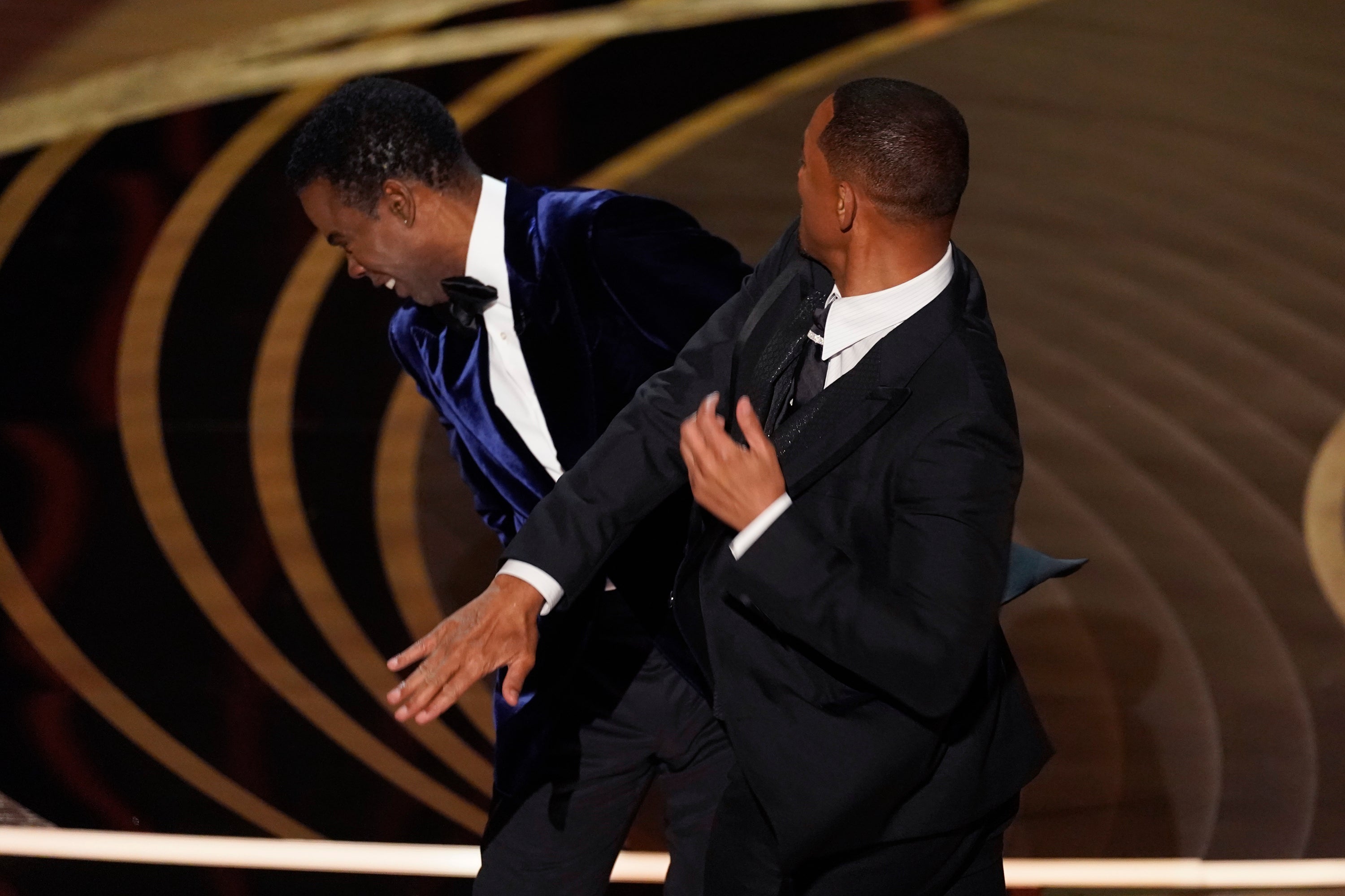 Will Smith abofeteó a Chris Rock en el escenario de la ceremonia de los Óscar el pasado domingo