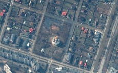 Atrocidades en Ucrania: imágenes satelitales de fosas comunes en Bucha parecen contradecir declaraciones rusas