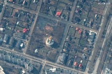 Atrocidades en Ucrania: imágenes satelitales de fosas comunes en Bucha parecen contradecir declaraciones rusas