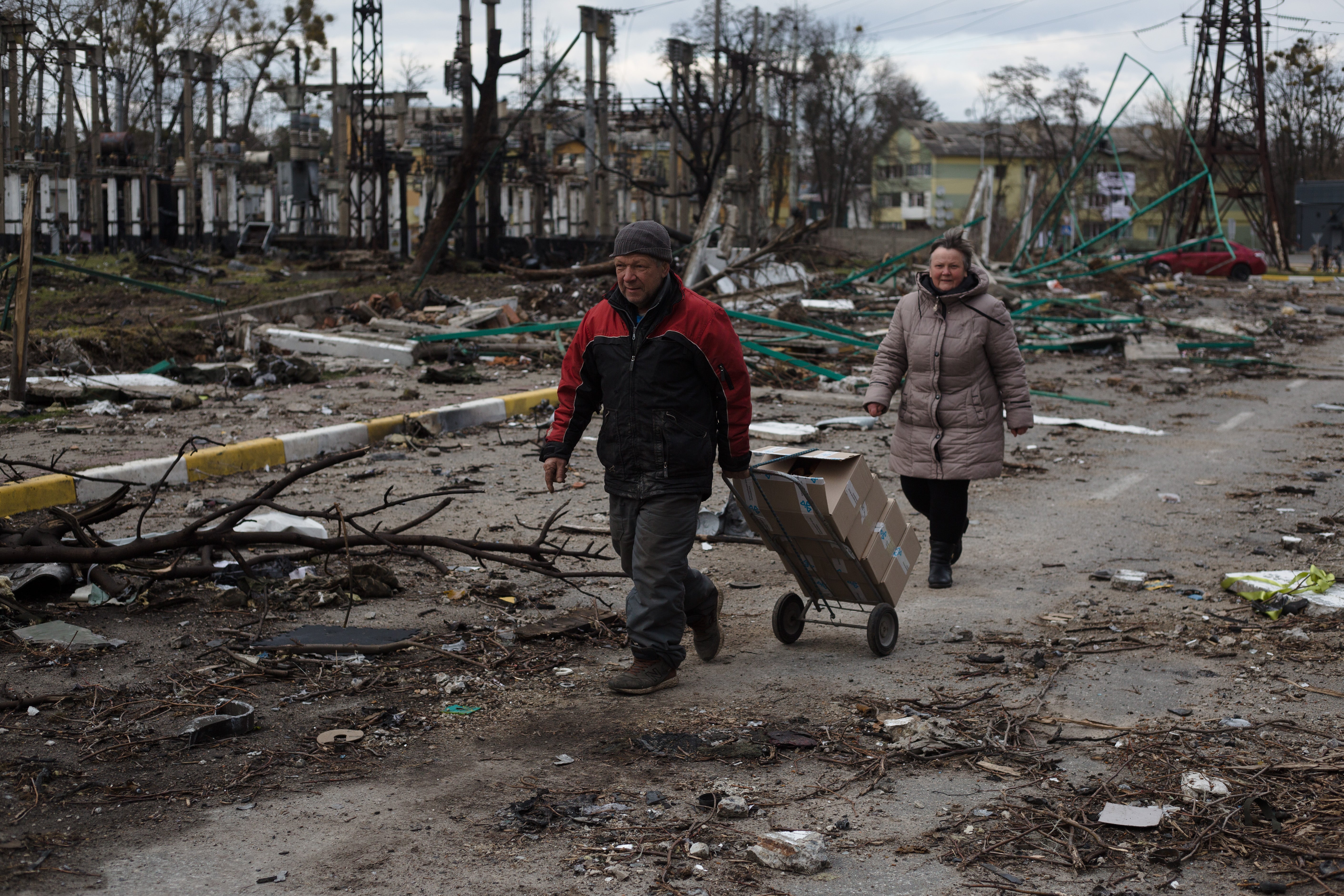 El gobierno de Ucrania acusó a las fuerzas rusas de cometer una “masacre deliberada” al ocupar Bucha