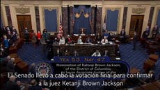 Histórica confirmación de la juez Ketanji Brown Jackson a la Corte Suprema