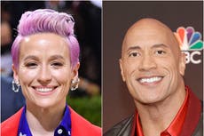 Megan Rapinoe amenaza a Dwayne Johnson con acciones legales por el nuevo logo de la XFL