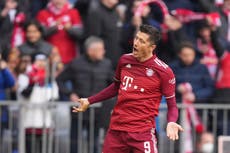 Bundesliga: Bayern vence a Augsburg con gol de Lewandowski