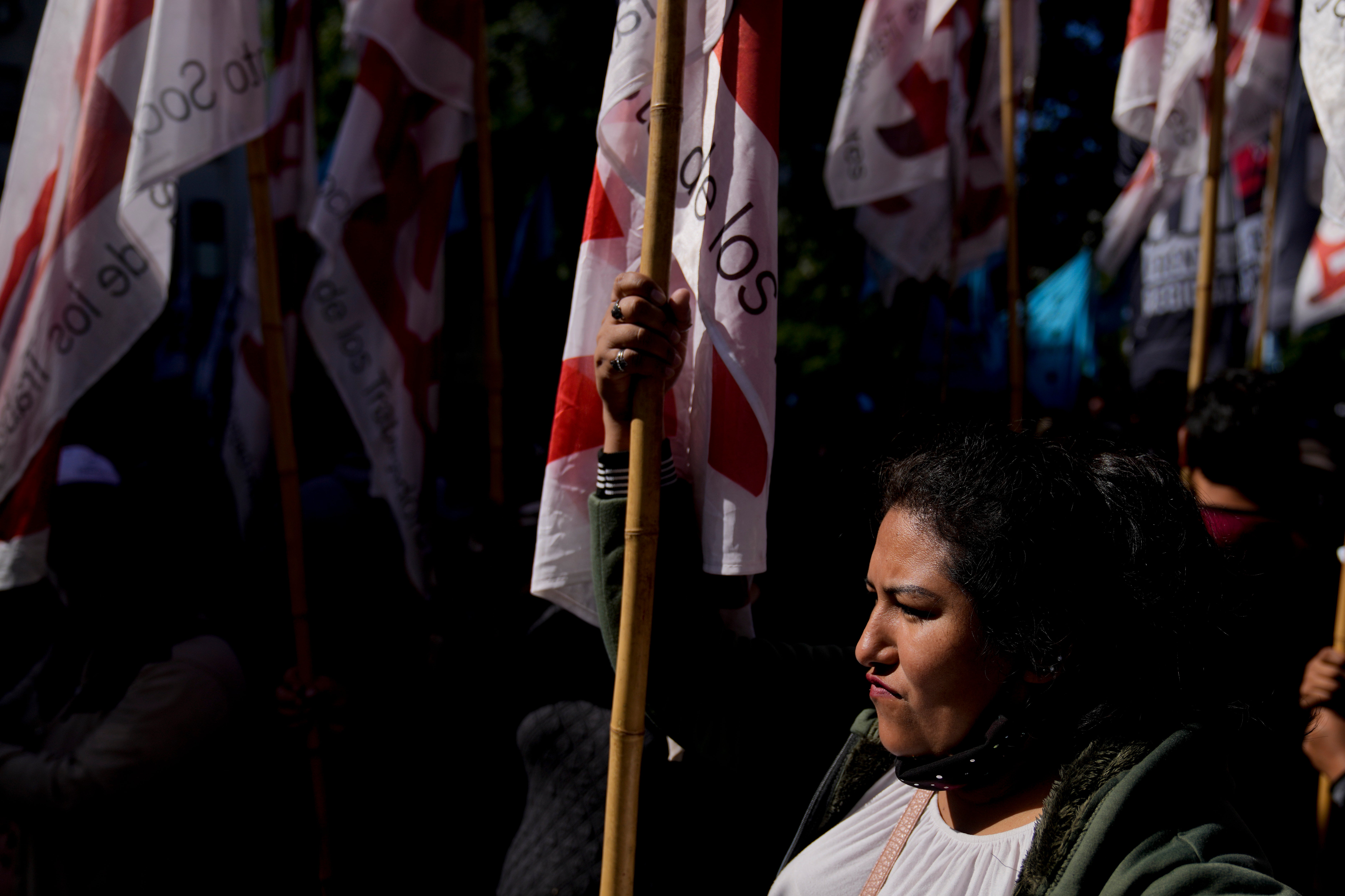 ARGENTINA-TRANSPORTISTAS PARO