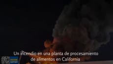 Este incendio obligó la evacuación de miles en California por riesgo de explosión con amoníaco