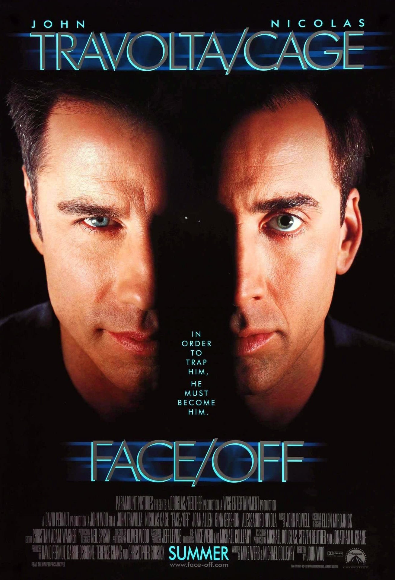 El cartel original de Face/Off