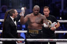 Camino de Whyte hacia pelea por el título ha sido escabroso