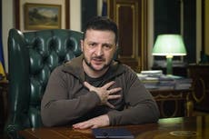 Zelensky dice que Ucrania no cederá el territorio oriental a Rusia para terminar la guerra