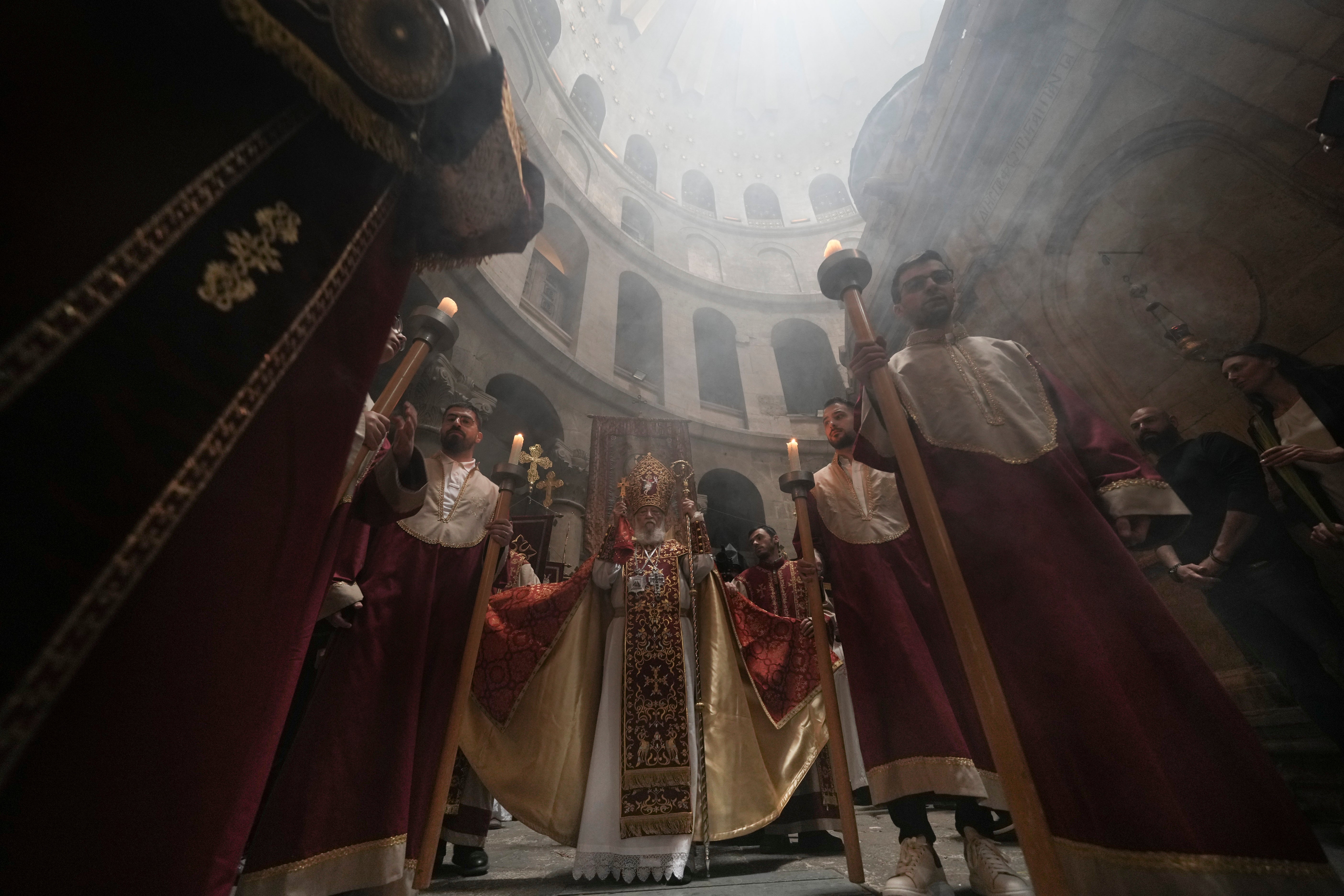 Cristianos celebran la Pascua en Jerusalén