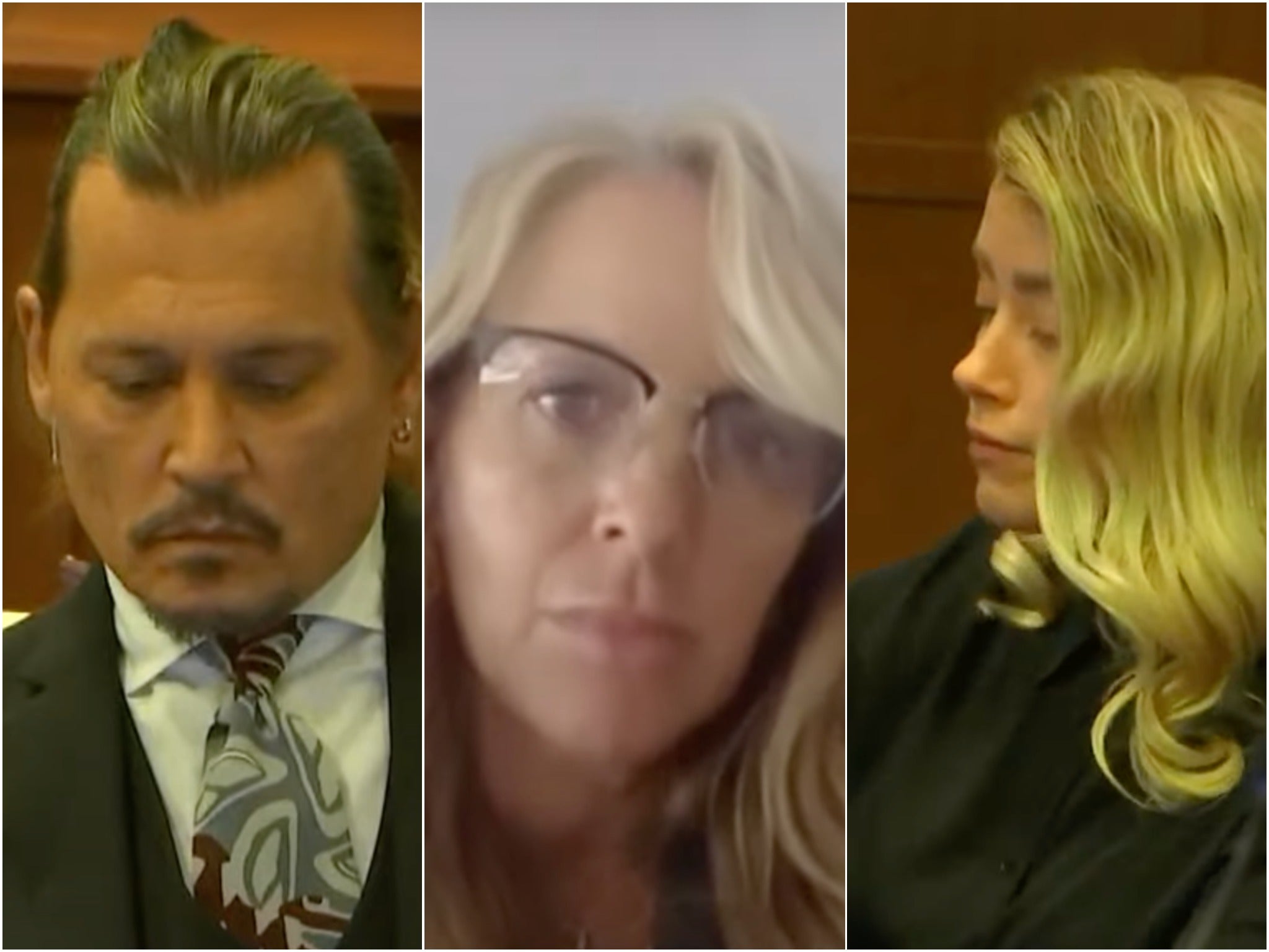 Enfermera dice que Amber Heard trató de “instigar” a Johnny Depp siguiéndolo “de habitación en habitación”