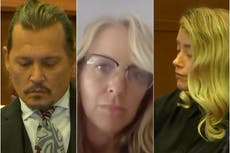 Enfermera dice que Amber Heard trató de “instigar” a Johnny Depp siguiéndolo “de habitación en habitación”