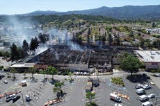 Acusan a hombre del incendio de Home Depot en California que podía verse desde el espacio