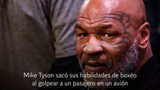 Mike Tyson golpea a un pasajero en un avión