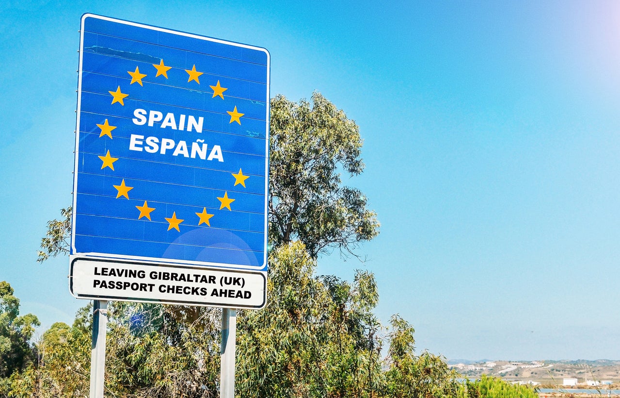 La frontera española abordada desde Gibraltar