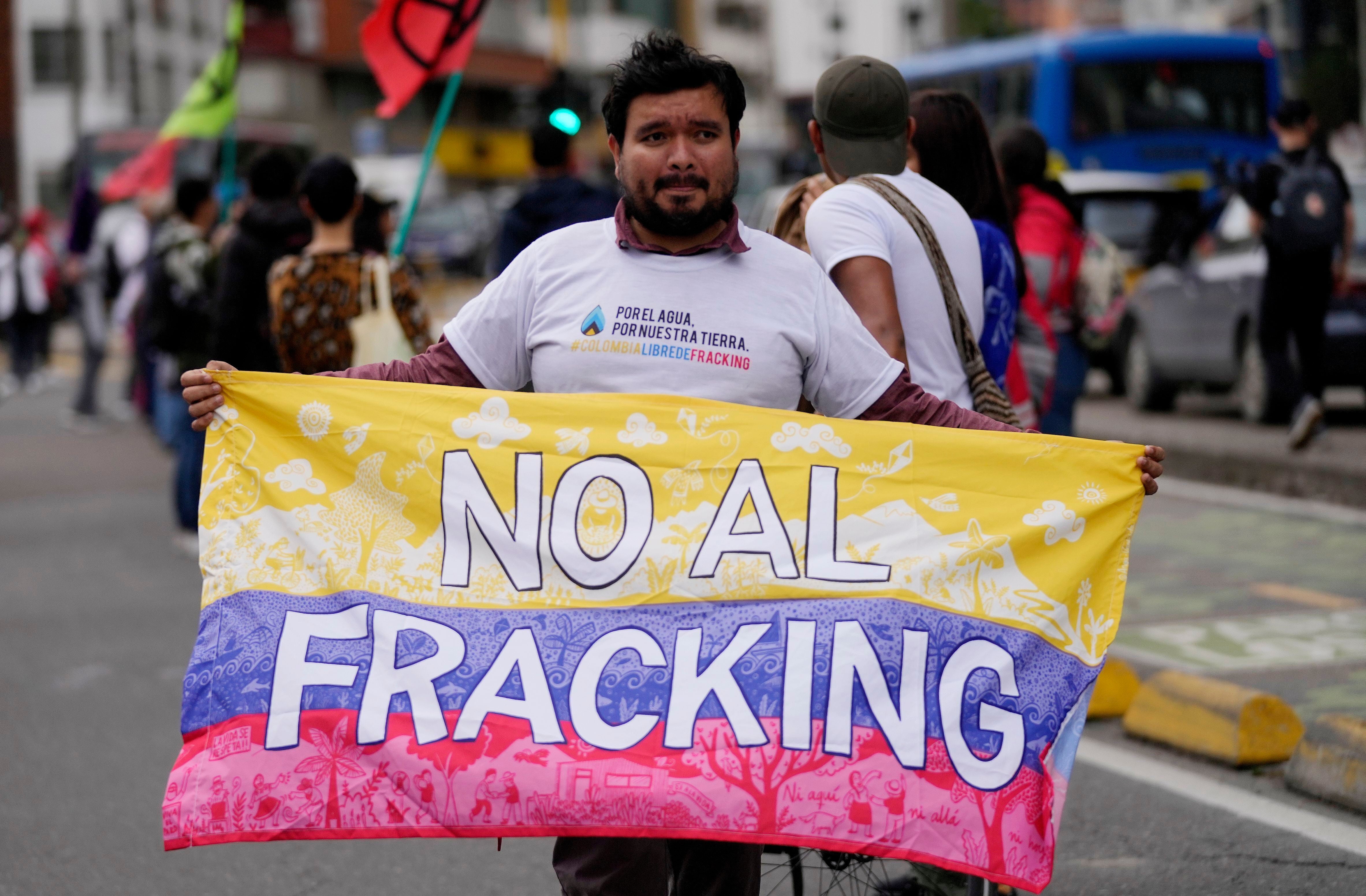 COLOMBIA-FRACKING PROTESTA