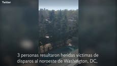 3 personas heridas en tiroteo, “amenaza activa” en Washington DC