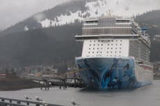 Buscan a turista que bajó de un crucero en Alaska para hacer senderismo y no regresó