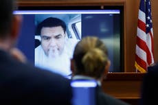Testigo en juicio Depp vs Heard confunde al tribunal; vapea molesto en testimonio desde su auto antes de arrancar