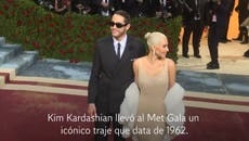 Así llegó Kim Kardashian a la gala del Met