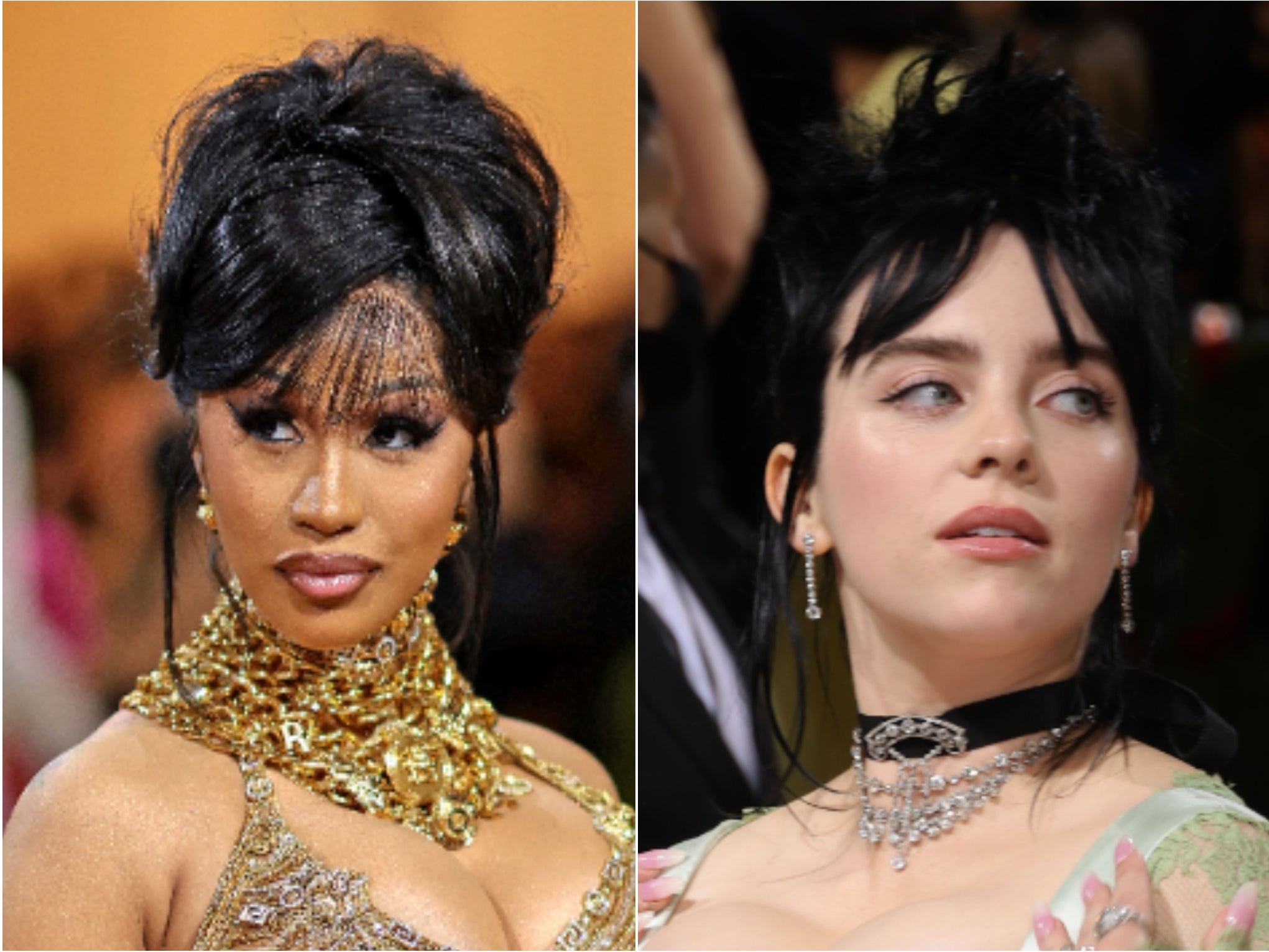 Cardi B aclara a quién llamó “rara” Billie Eilish en la Met Gala: “Odio el internet”
