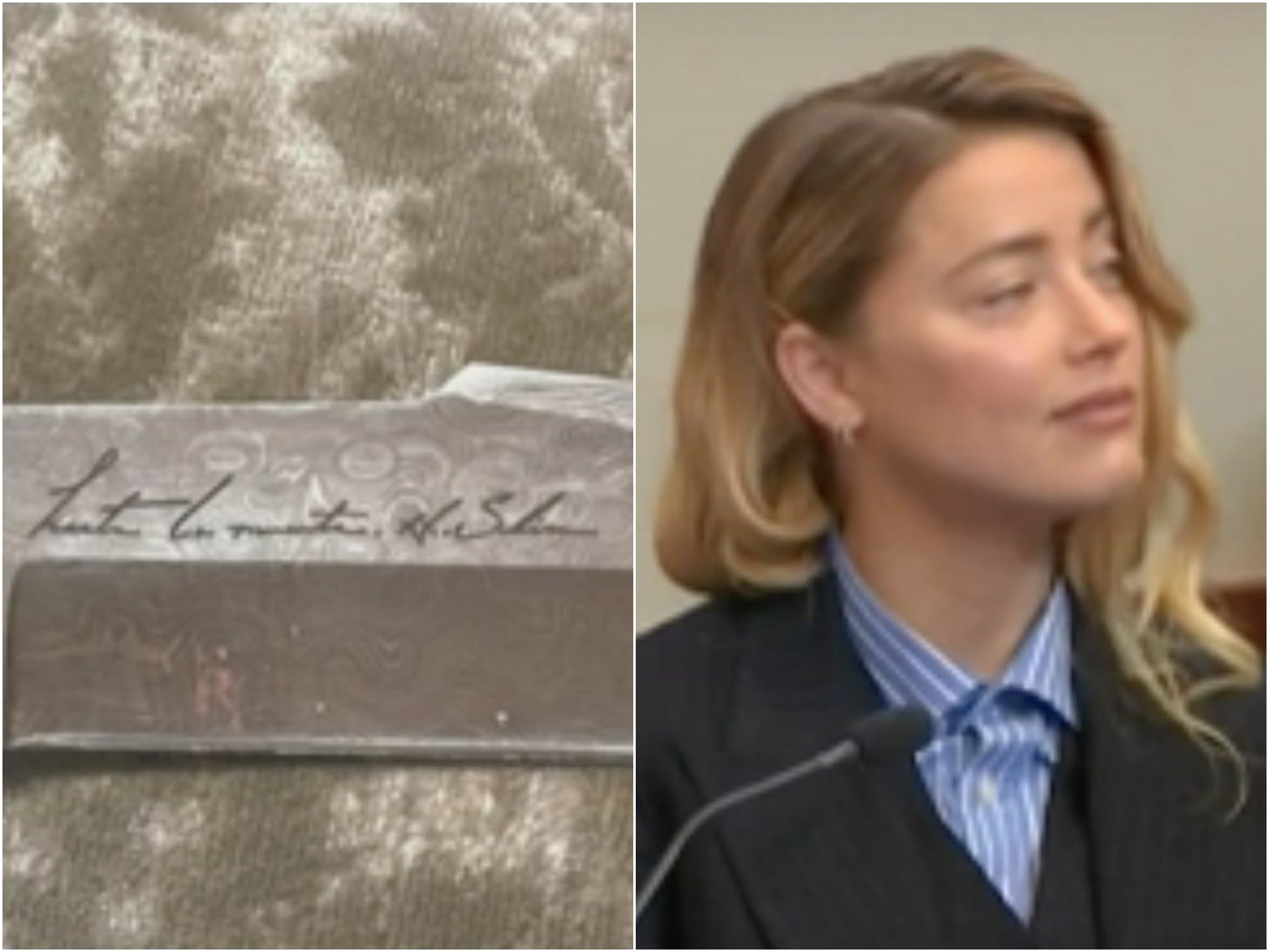 Depp vs Heard: psicóloga de Heard contesta preguntas sobre el cuchillo que Amber regaló a Depp