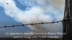 15.000 viviendas en riesgo por incendios forestales en Nuevo México