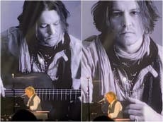 Paul McCartney reproduce un vídeo de su amigo Johnny Depp en un concierto en Seattle