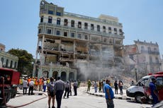 Ocho muertos y numerosos heridos tras una fuerte explosión que arrasa varias plantas de un hotel en Cuba
