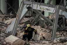 Rescatistas buscan víctimas en hotel de Cuba tras explosión que deja 22 muertos