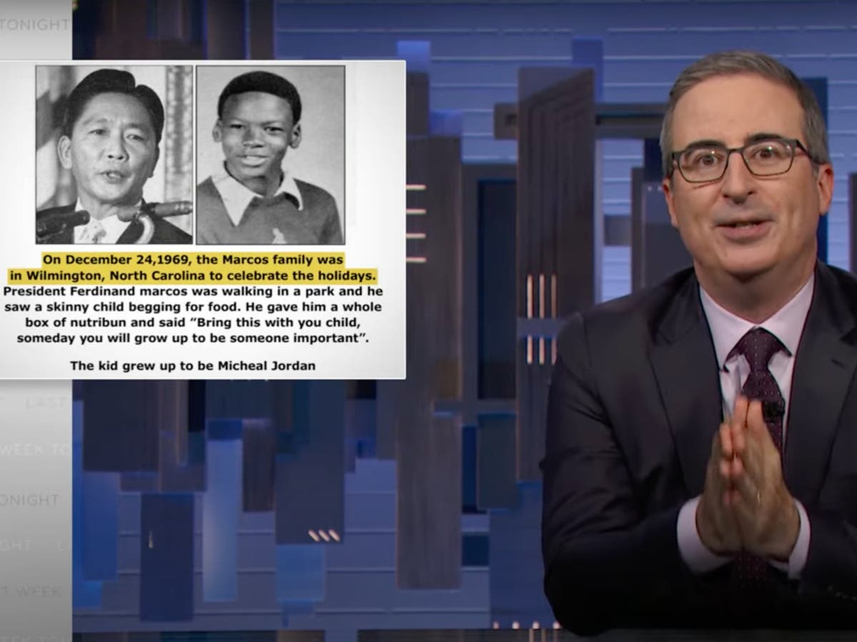 John Oliver desmiente extraña historia sobre Michael Jordan y Ferdinand