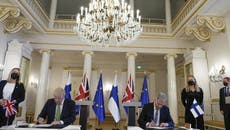 Finlandia y Reino Unido  establecen tratado de protección mutua frente amenaza rusa