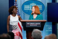 El adiós de Jen Psaki, efectiva portavoz de la Casa Blanca