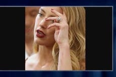 Amber Heard explica sus fotos en alfombra roja con cicatrices después de pelea con botellas de vodka con Depp