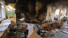Los rusos bombardean escuelas en Chernígov