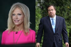 Kellyanne Conway llama a su esposo crítico de Trump “siniestro” y “furtivo” en su nuevo libro de memorias