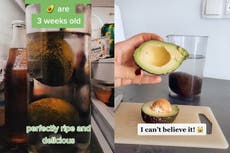 La FDA advierte que el truco del aguacate en el agua puede causar intoxicación por salmonella y listeria