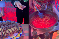 Kylie Jenner muestra un vistazo de las estaciones de comida en la boda de Kourtney Kardashian y Travis Barker