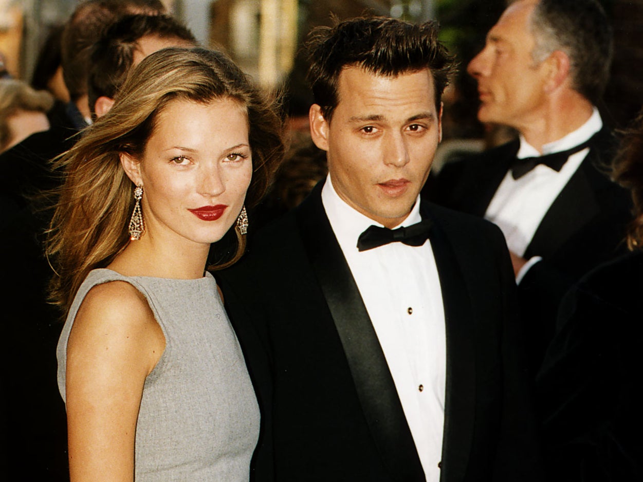 <p>Johnny Depp y Kate Moss en el Festival de Cine de Cannes de 1997 </p>