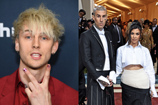 Machine Gun Kelly dice que predijo el matrimonio de Kourtney Kardashian y Travis Barker “desde el principio”