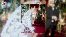 Las hijas de Kourtney Kardashian y Travis Barker se robaron el show en su boda 