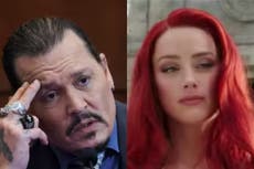 Depp afirma que llamó a Warner Bros para ayudar a Heard con su papel en ‘Aquaman’