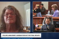 “Wow”, dice Depp, mientras abogada de Heard interroga a testigo sobre arresto en 2009