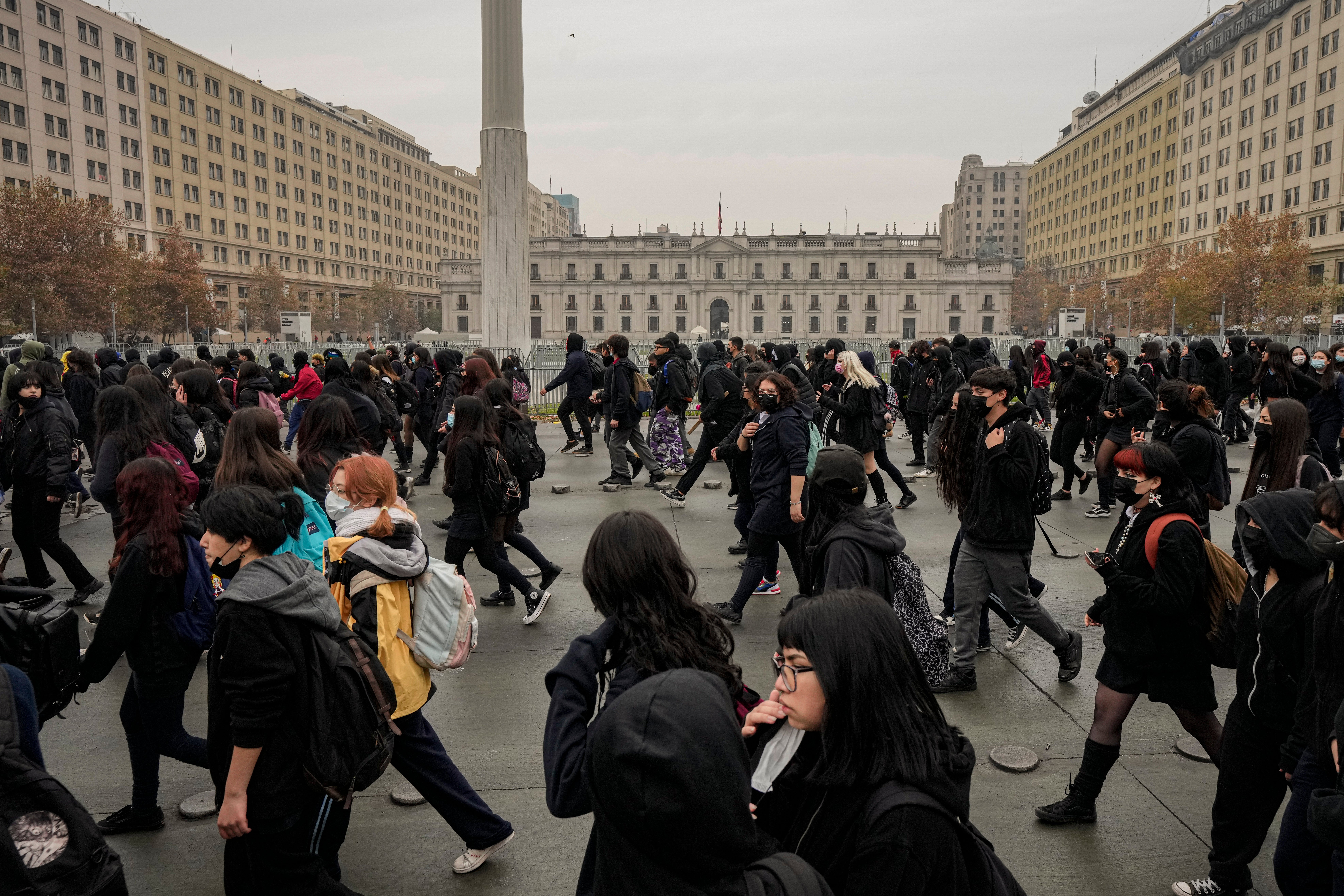 CHILE-ESTUDIANTES MARCHA